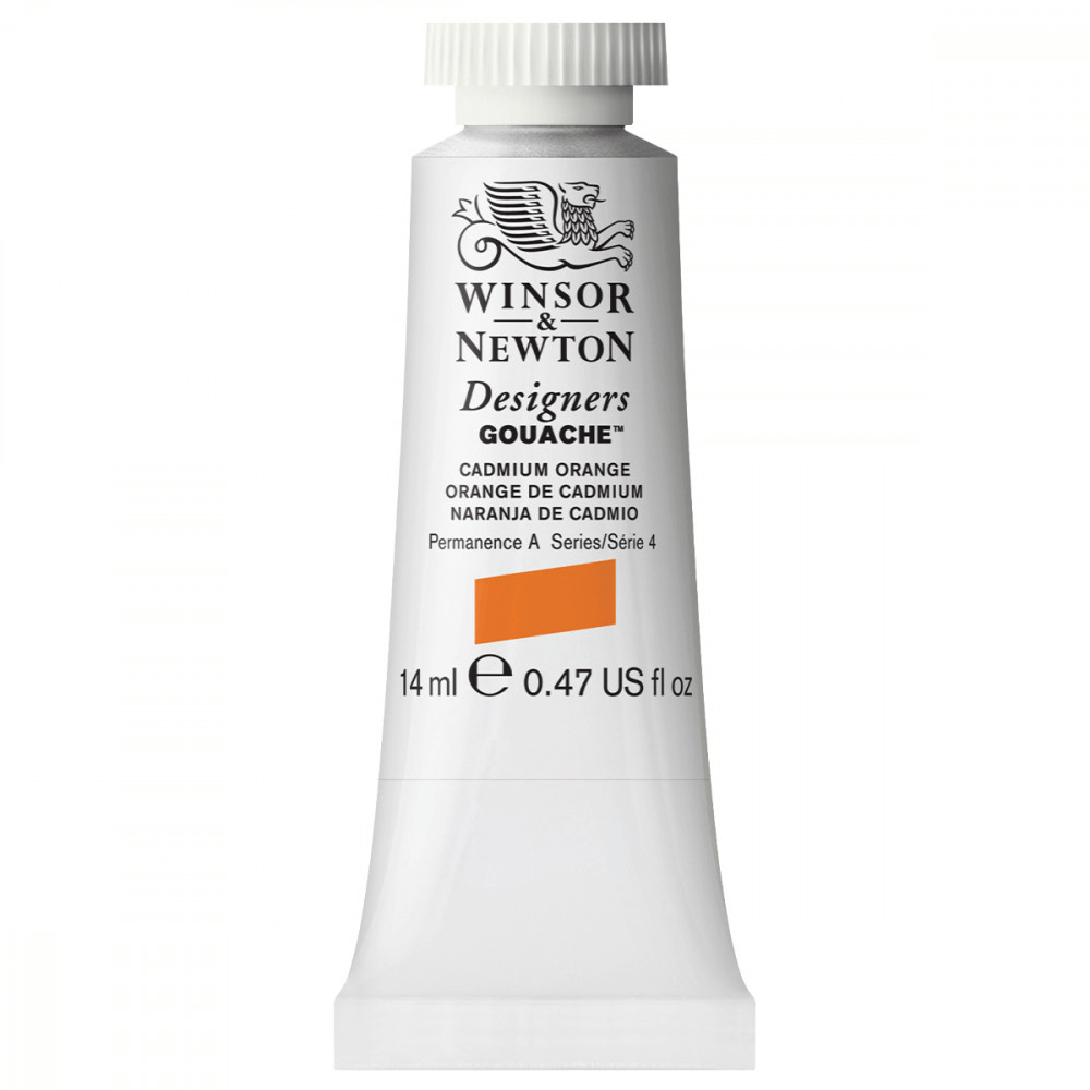 Tinta Guache Winsor & Newton Designers 14ml S4 089 Cadmium Orange